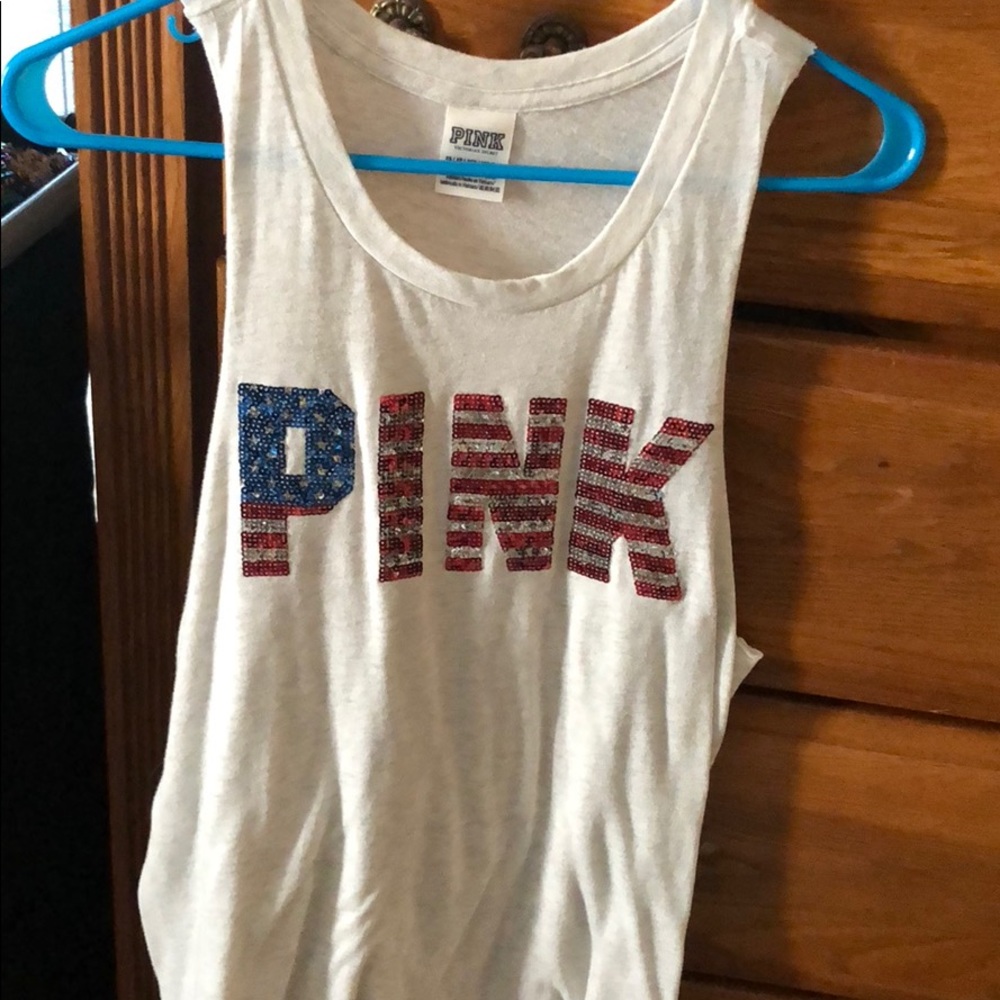 Pink America tank